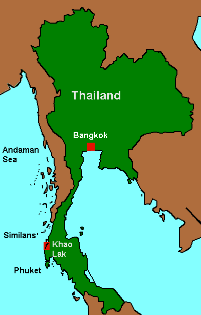 Thailandkarte